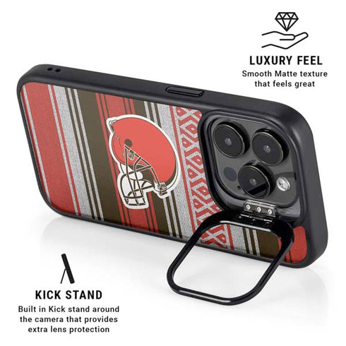 NFL Cleveland Browns Trailblazer iPhone 16 Pro Kickstand Case
